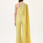 SS26-JS-1004-40 raisa_vanessa yellow-crystal-printed-chiffon-jumpsuit-with-pleated-half-cape