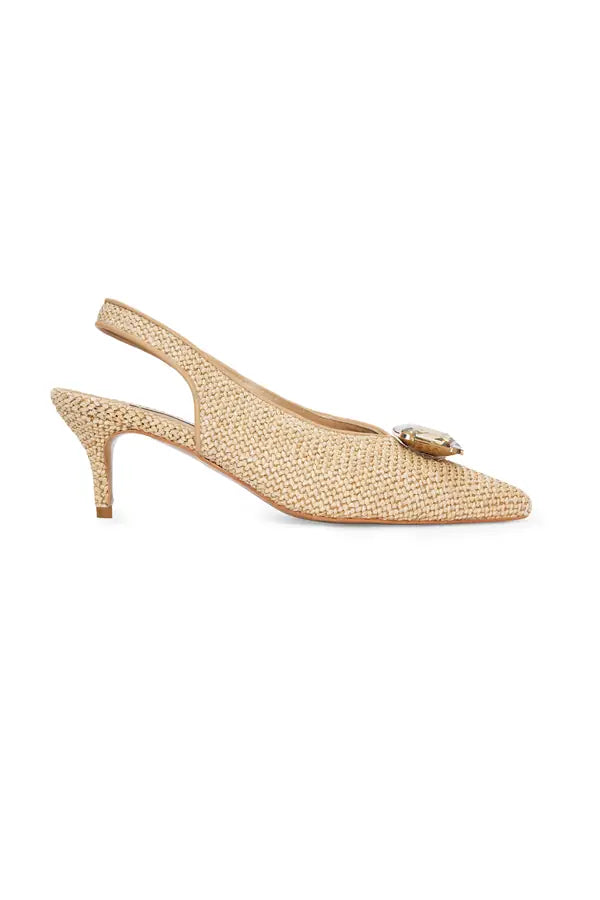SS26-SH-1001-37 raisa_vanessa straw-fabric-kitten-heels-adorned-with-bronze-stone