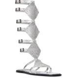 SS26-SH-1007-36 raisa_vanessa silver-leather-long-gladiator-sandals-with-metallic-armor-detail