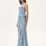 SS26-T-1003-36 raisa_vanessa denim-lace-strapless-corset-with-gold-metal-centered-flower-embroidery