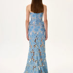 SS26-T-1003-38 raisa_vanessa denim-lace-strapless-corset-with-gold-metal-centered-flower-embroidery