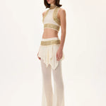 SS26-P-1006-36 raisa_vanessa knitted-skirt-overlay-flare-pants-with-gold-metal-belt