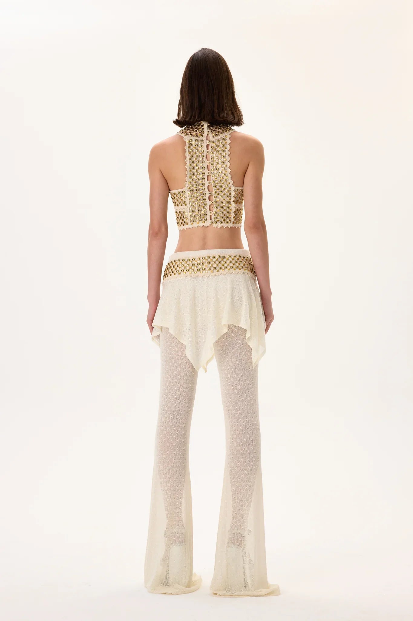 SS26-P-1006-38 raisa_vanessa knitted-skirt-overlay-flare-pants-with-gold-metal-belt