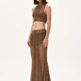 SS26-S-1011-36 raisa_vanessa knitted-maxi-skirt-with-bronze-stone-borderline-and-gold-rhinestone-strips