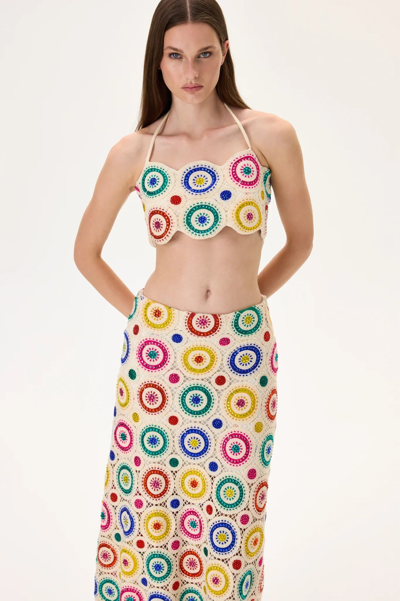 SS26-S-1015-40 raisa_vanessa crochet-multi-color-crystal-printed-midi-skirt