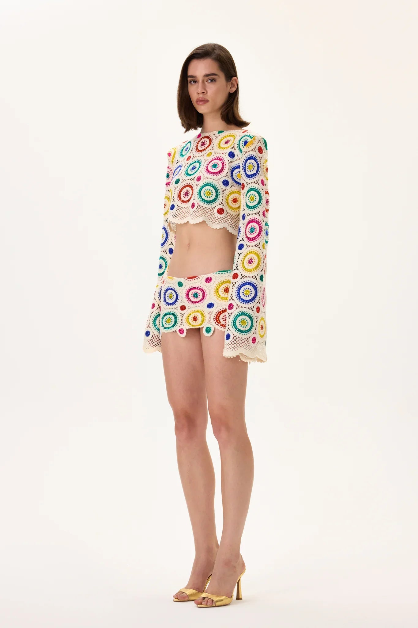 SS26-T-1026-36 raisa_vanessa crochet-multi-color-crystal-printed-long-sleeved-crop-top