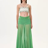 SS26-P-1012-34 raisa_vanessa green-wide-leg-chiffon-pants-with-gold-buckled-belt