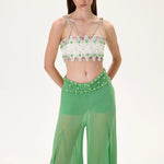 SS26-P-1012-40 raisa_vanessa green-wide-leg-chiffon-pants-with-gold-buckled-belt