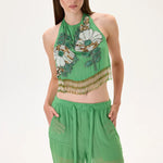 SS26-P-1013-38 raisa_vanessa green-chiffon-jogger-style-pants-with-elasticated-waistband-and-pockets