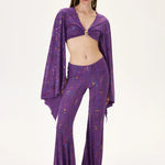 SS26-P-1015-40 raisa_vanessa multicolor-foil-printed-purple-jersey-flare-pants