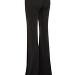 Black Buzzy Pants with Gold Accessory Details