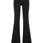 Black Buzzy Pants with Gold Accessory Details
