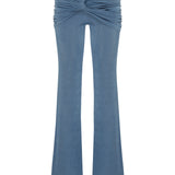 Indigo Buzzy Pant with Accessory Details