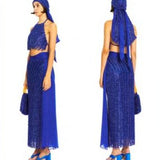 Halter Neck Sequined Top