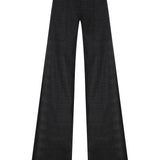 Wide Leg Ecose Antrasit Pants with Stich Details