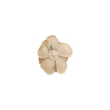 Gold Flower Brooch