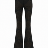 Strass Embellished Flare Pants