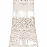 Lace Midi Skirt with Hologram Details