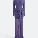 D-PU34-28113 raisa_vanessa purple-sequined-net-long-sleeved-gown-with-slit